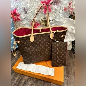 Authentic, Louis Vuitton, GM Never Full